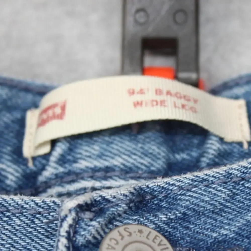 Levi's Girls‎ 94 Baggy Wide Leg Jeans in Blue Size 14 Reg Adjustable waist